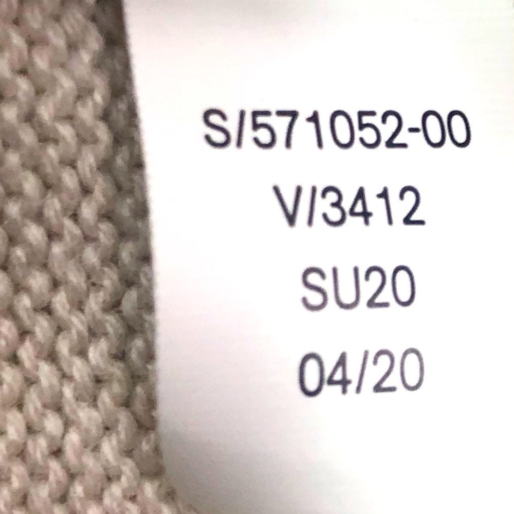 Banana Republic beige cream halter sweater top scoop neckline L - Picture 10 of 11